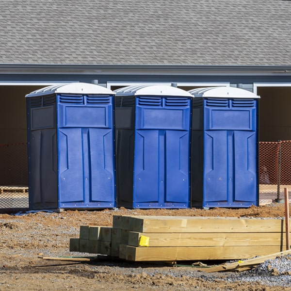 are there any restrictions on what items can be disposed of in the porta potties in Williamstown WV